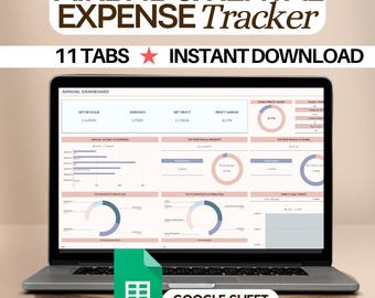Airbnb income and expense tracker spreadsheet, rental property tracker, expenses tracker for rental properties, property management tracker