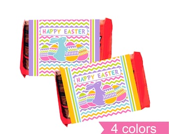 Easter Bunny Candy Bar Wrappers Printable -DIY Digital