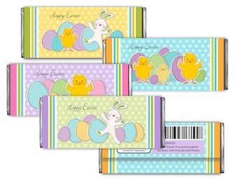 Easter Candy Bar Wrappers Printable -DIY Digital