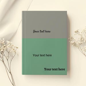 Aanpasbaar notitieboek, gepersonaliseerd schrijfdagboek, gelinieerde pagina's, uniek omslagontwerp, ideaal voor reisnotities, cadeau-idee, tekstdagboek