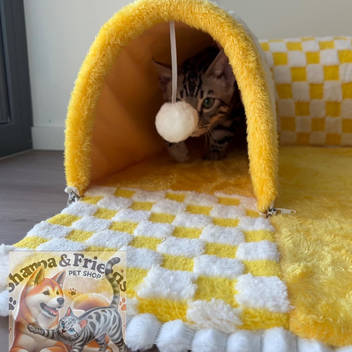 Cat Bed-tunnel-cute House-can Play-kitten Home-dog Bed-mat-pet-kennel Products - Etsy