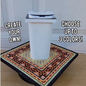CREATE YOUR OWN Custom Mini Trash Cans for Desktop, Car, or Dab Station Accessory - Stylish & Functional Organizer Dab Dumpster Qtip Holder