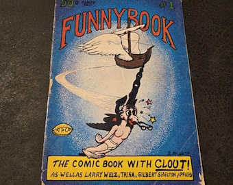 Libro Divertido #1 ¡El Cómic Influyente! Solo para Adultos 1971 Almighty Publishing Co