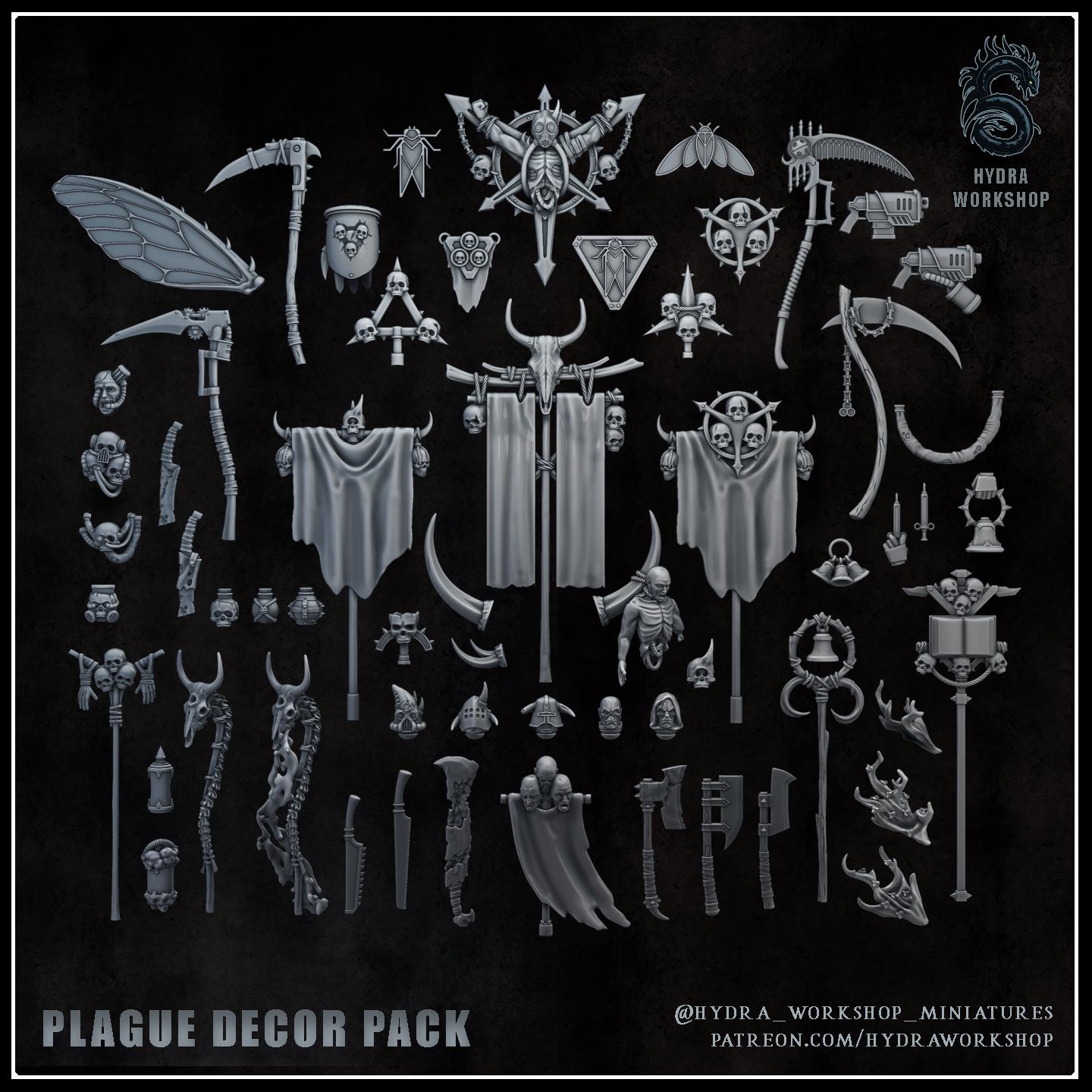 Plague decor pack \Ripper Guard kibash bits