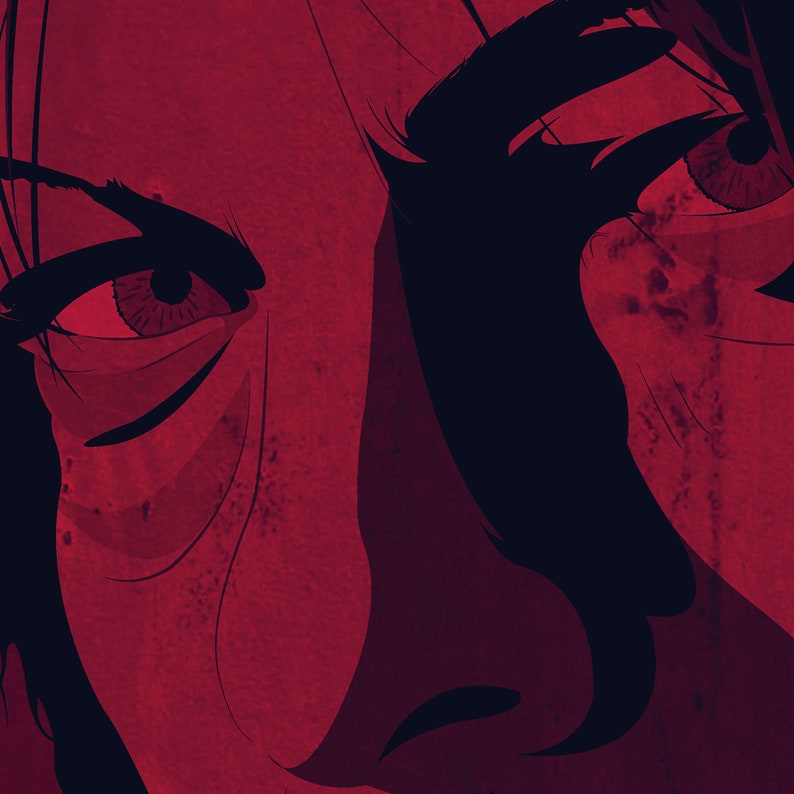 The Walking Dead Daryl Dixon Comic Book Portrait Graphic Etsy