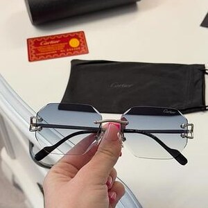 Cartier Elegant Blue Timeless Sunglasses image 3