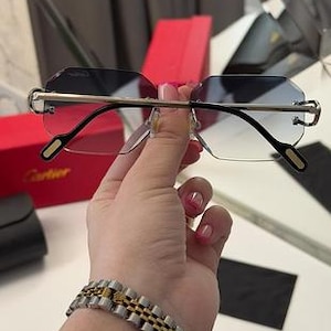 Cartier Elegant Blue Timeless Sunglasses image 2