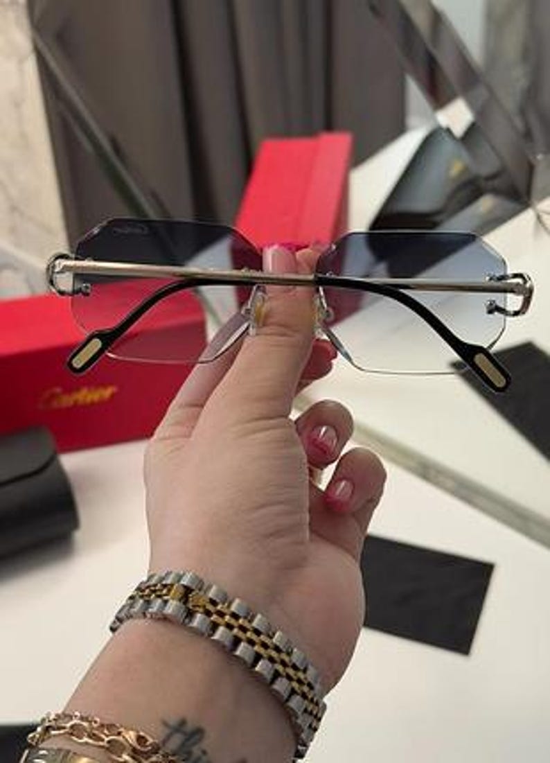 Cartier Elegant Blue Timeless Sunglasses image 2