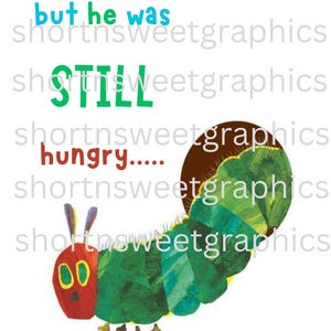 the very hungry caterpillar digital png