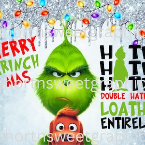 Ontwerp van digitale Grinch Christmas-beker