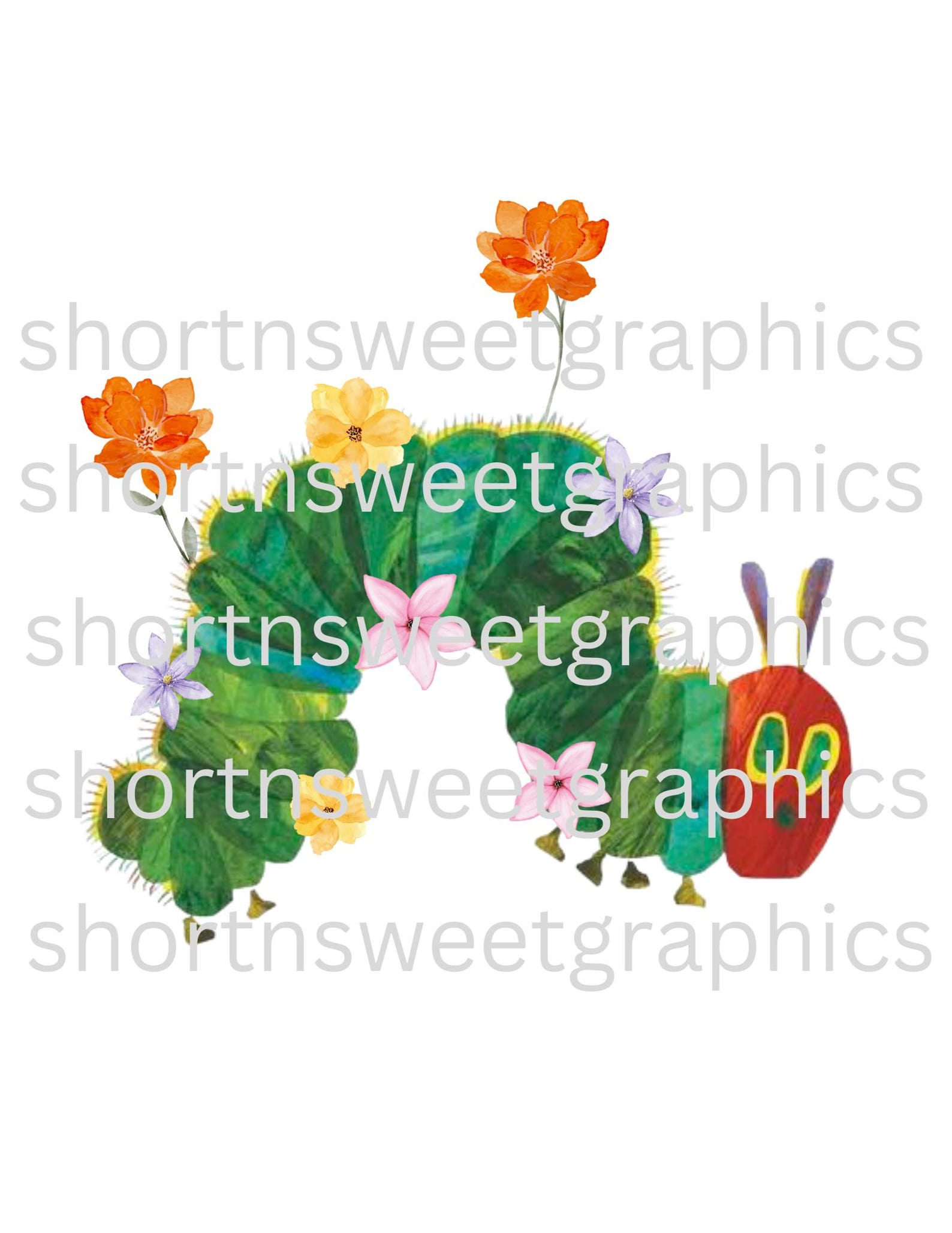 The Very Hungry Caterpillar Digital Png - Etsy