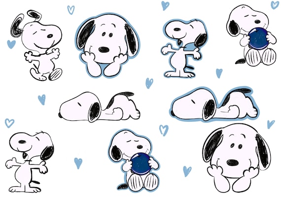 Snoopy Vinyl Sticker Collection – Waterproof Cartoon Decals
