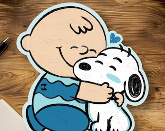 Snoopy & Charlie Brown Aufkleber - Peanuts Vinyl Aufkleber