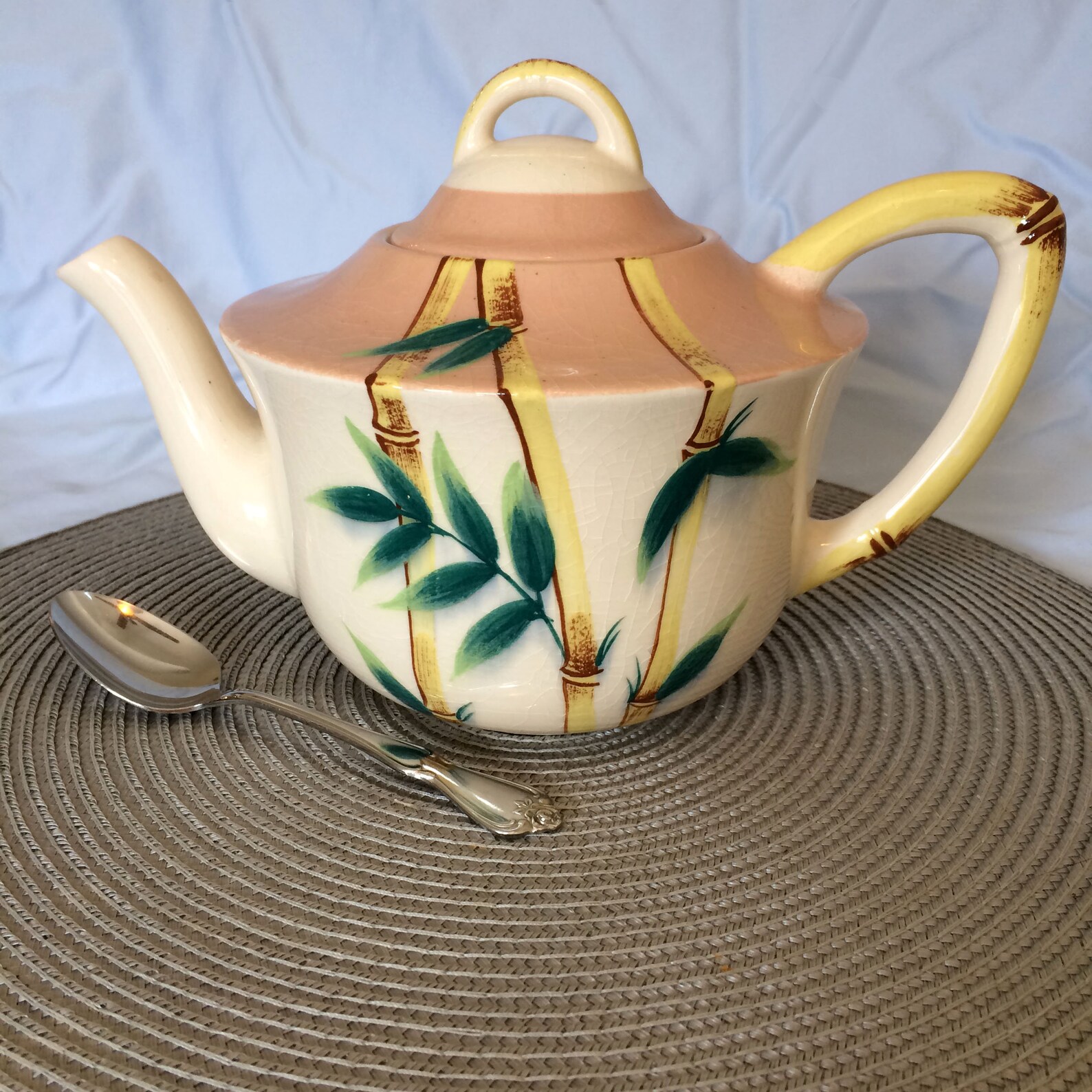 Weil Ware California Pottery, Vintage Weil Ware Malay Bambu, Weilware