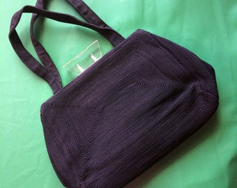 Vintage Corde handbag, Korday handbag, Corde purse, evening bag, vintage purse, 40s purse, corde handbag, corde purse black,