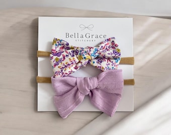 Baby Blumen Schleifen Stirnband