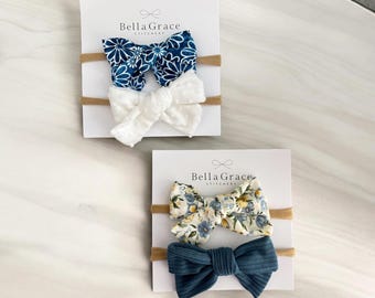 Baby Blumen Schleifen Stirnband