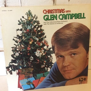 Christmas With Glen Campbell Capitol Records Vinyl Record Album