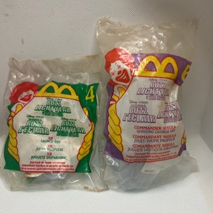 McDonald's Toy Buzz Lightyear Toy Story #4 and #6