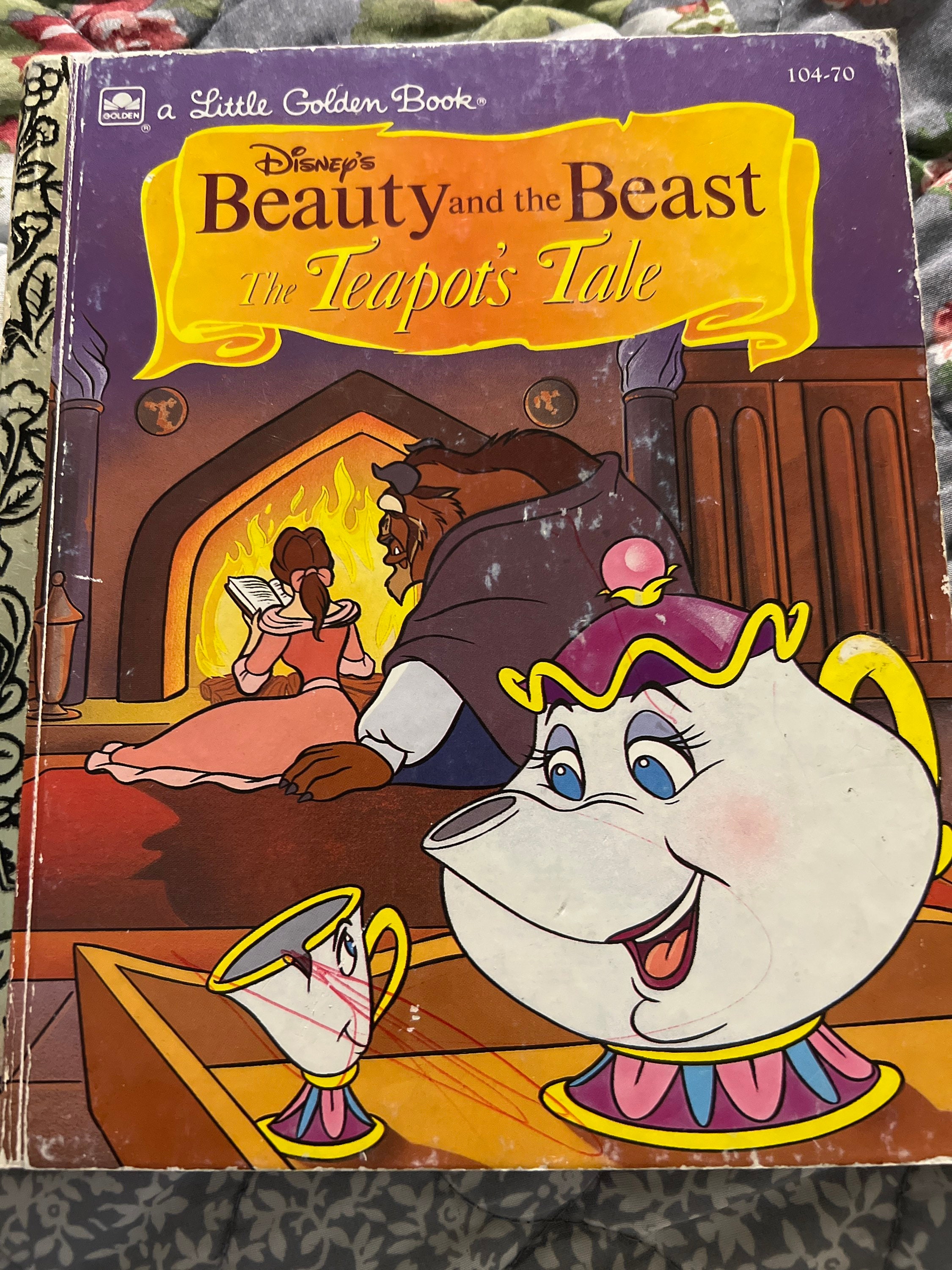 Little Golden Book Disney Beauty and the Beast and the Etsy Australia