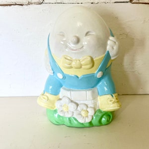 Vintage Avon Humpty Dumpy Nursery Rhymes Piggy Bank 1982