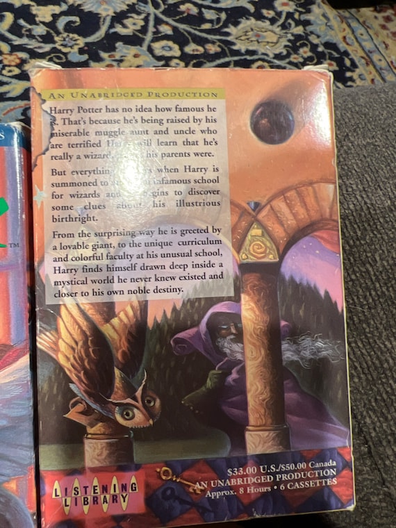 Buy Harry Potter and the Sorcerer's Stone Audiobook Cassette Tapes