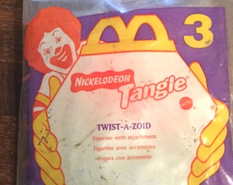 McDonald's Toy Nickelodeon's Tangle Twist A Zoid #3 1996