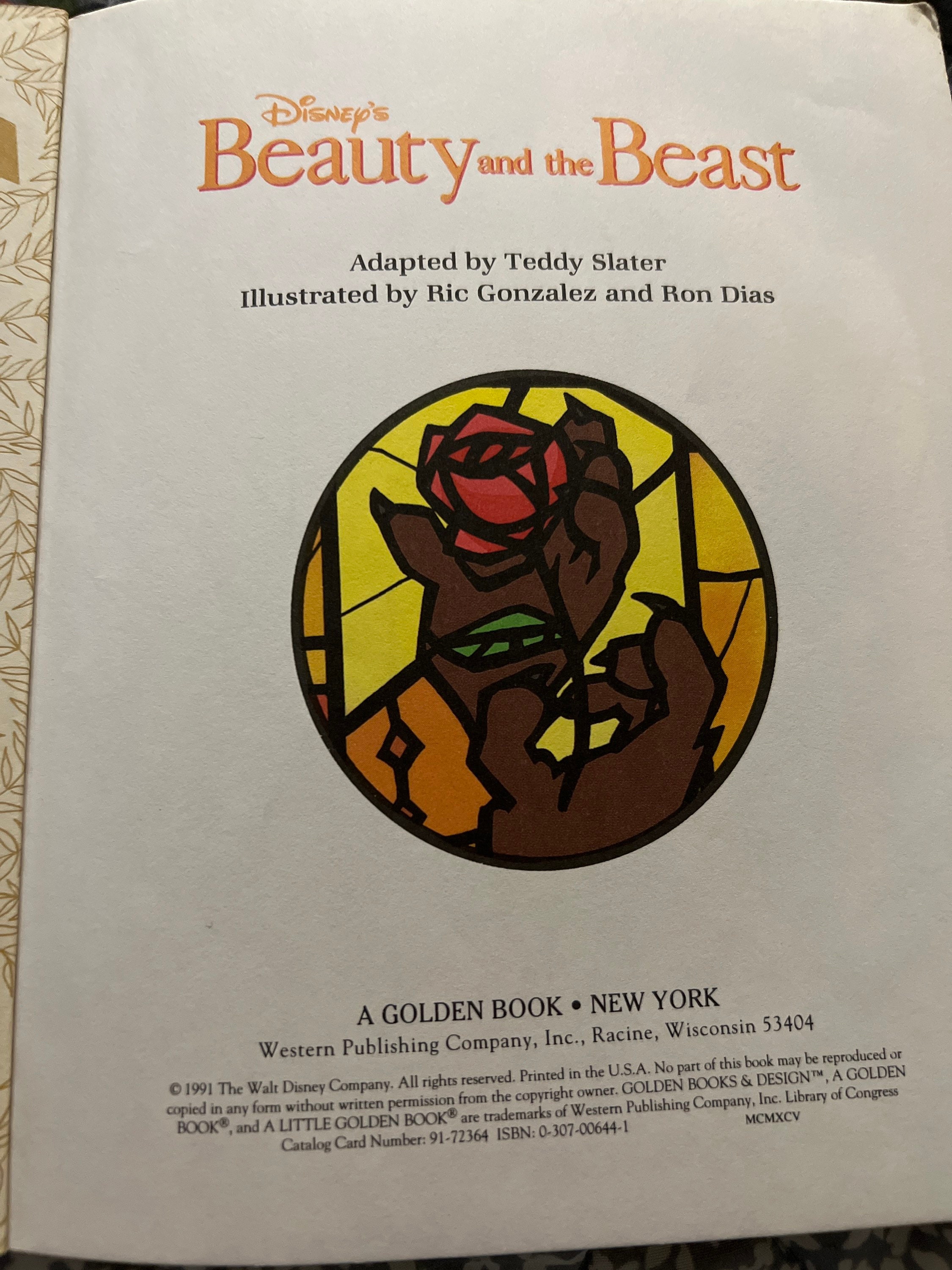 Little Golden Book Disney Beauty and the Beast and the Teapot's Tale ...