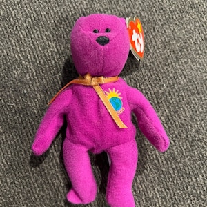 Teenie Beanie Babies Millennium the Bear Stuffed Animal McDonald&#39;s Toy