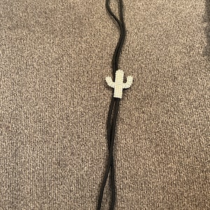 Rhinestone Cactus Cowboy Bolo Tie