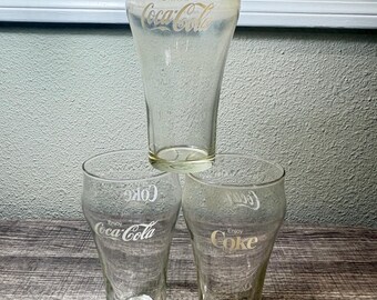 ヴィテージ コカコーラ ガラス天板 コカコーラ グラス 2個！レトロ 