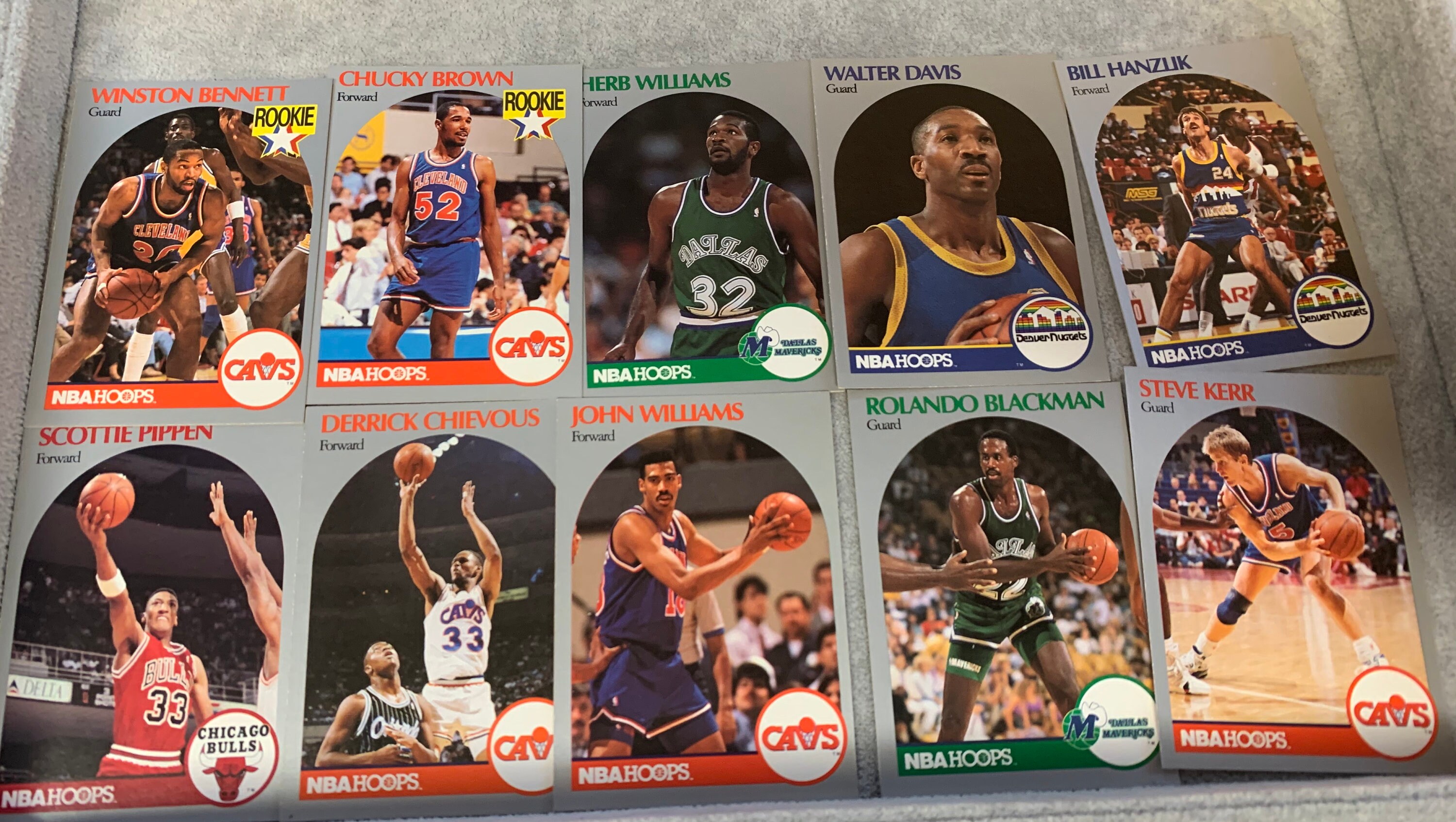 Lot of 61 NBA HOOPS Basketball Cards Etsy