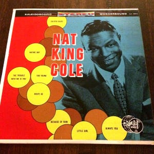 Album vinyle vintage Nat King Cole