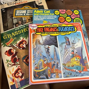 Lot of 4 Children&#39;s Songs Record Albums
