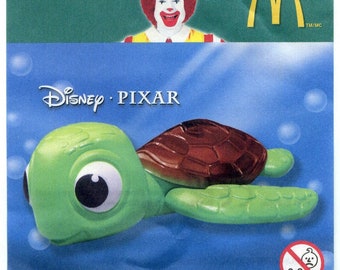 Finding Nemo 2003 Sea Turtle Happy Meal Mcdonalds Toy Squirt Etsy
