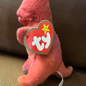 Teenie Beanie Babies Rex the Tyrannosaurus Rex Stuffed Animal McDonald&#39;s Toy
