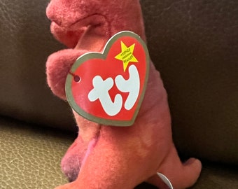 Teenie Beanie Babies Rex der Tyrannosaurus Rex Stofftier McDonald's Spielzeug