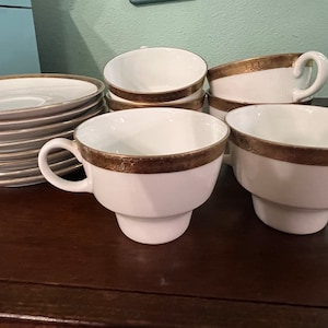Vintage Eschenbach Bavaria Germany Teacups and Saucers