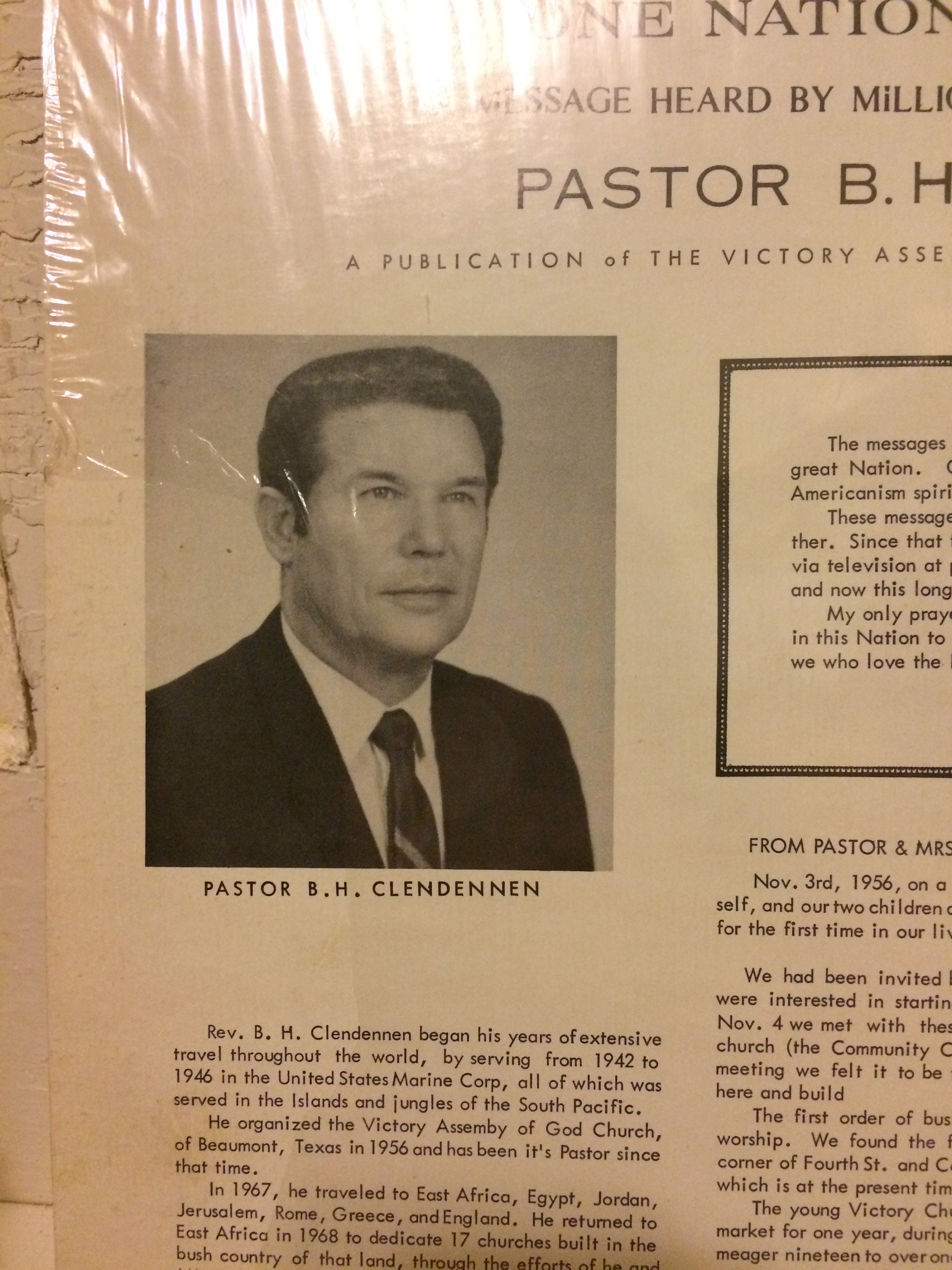 Vintage B.H. Clendennen's Sermon Vinyl Record Album Etsy