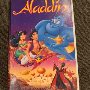 Disney Aladdin VHS VCR Videotape