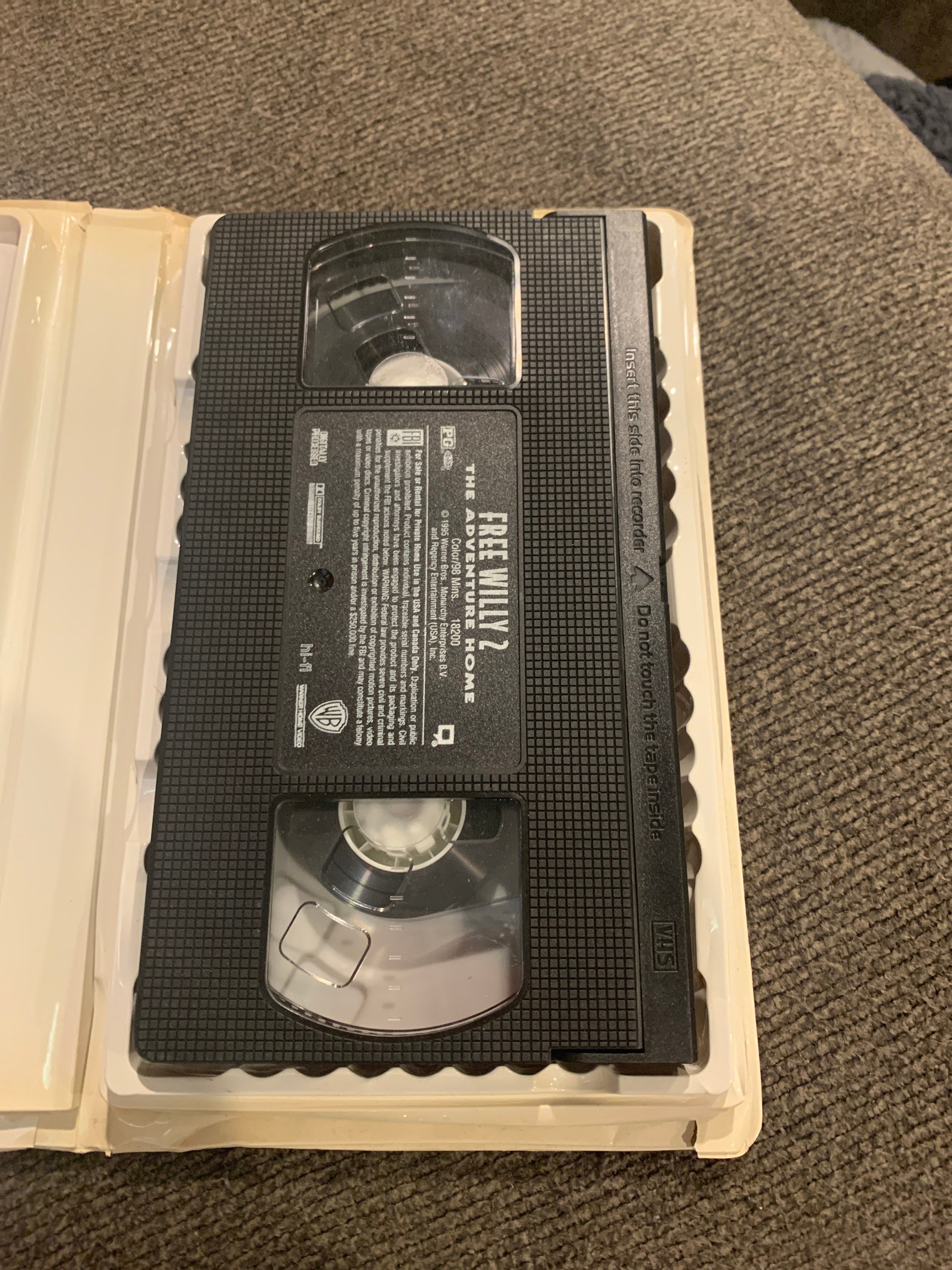 ワーナーブラザーズ フリー・ウィリー2 アドベンチャー・ホーム VHS 