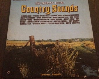 20 Greatest Country Hits of All Time Vinyl Record 1972