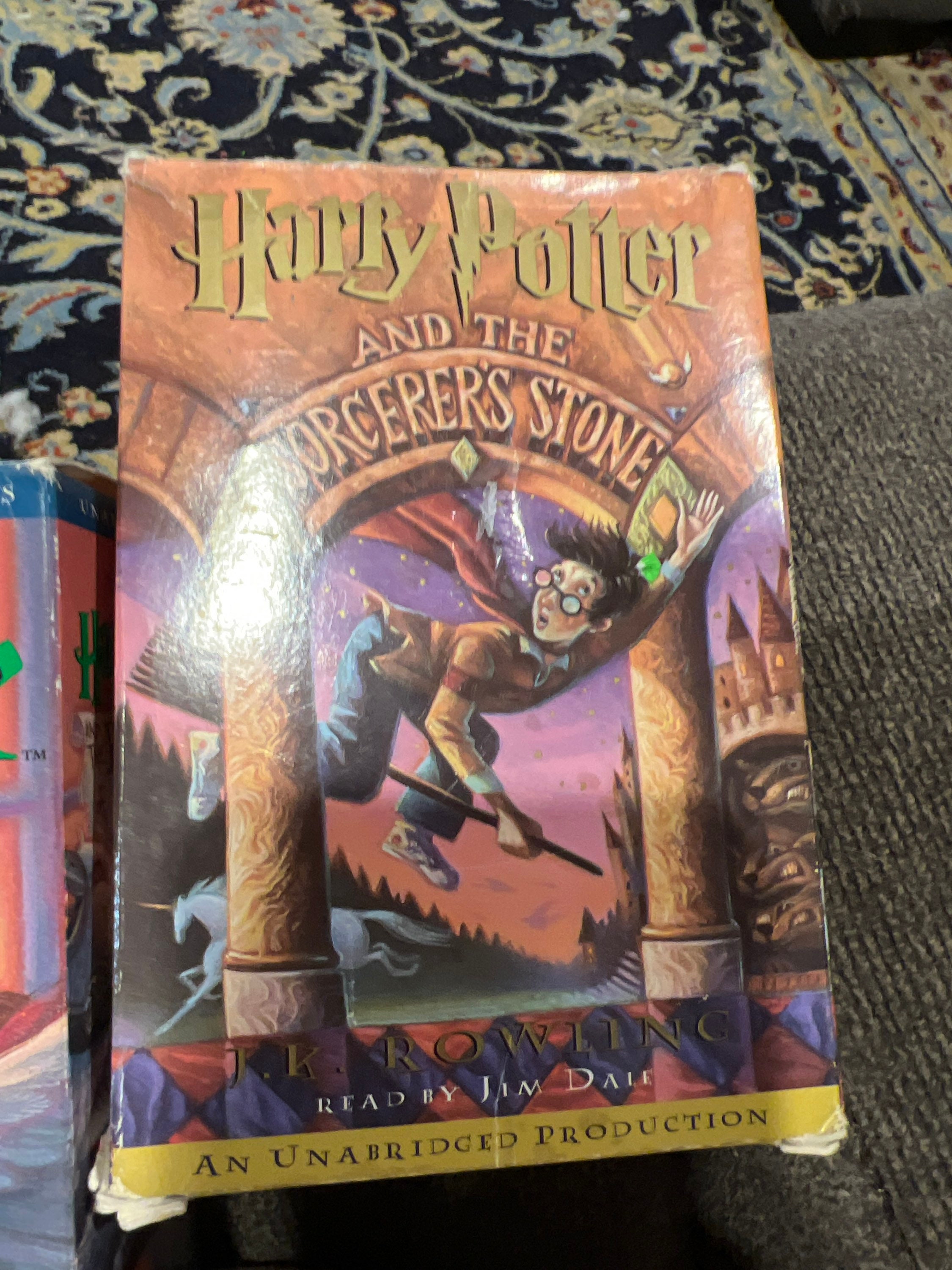Harry Potter and the Sorcerer's Stone Audiobook Cassette Tapes - Main Image