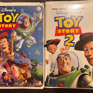 Duo Set Toy Story and Toy Story 2 VHS Videotapes
