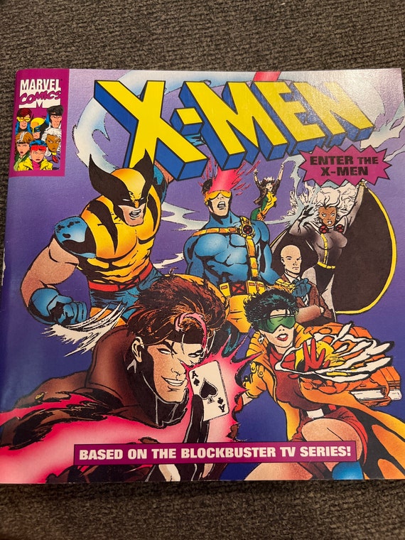 1993 Marvel Comics X-men Enter the X-men Little Golden Book