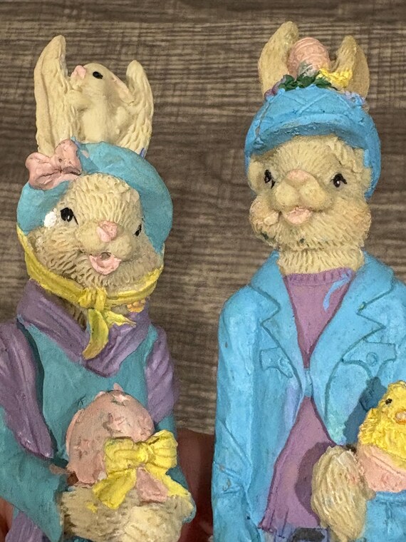 ヴィンテージ イースターバニー 小物 2 個セット - Etsy 日本