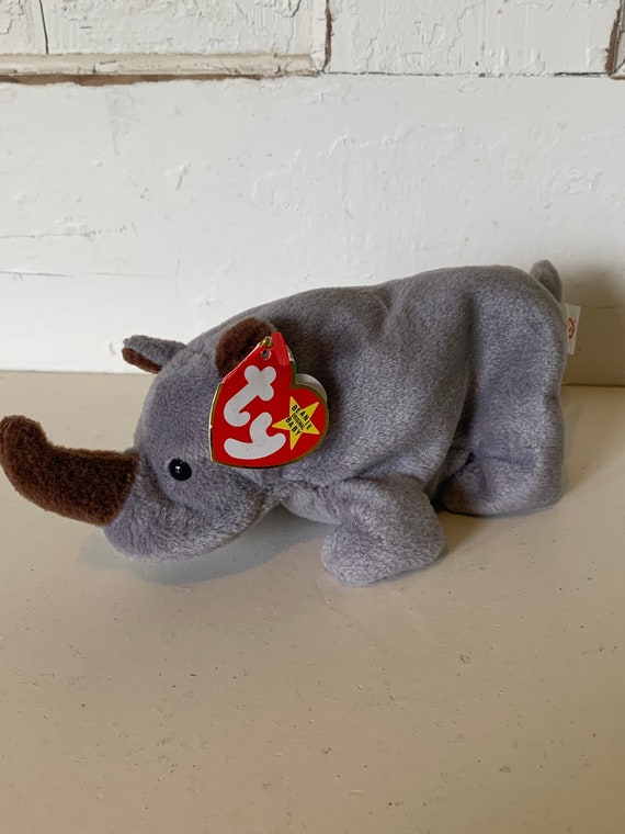Spike the rhino beanie baby 1996 discount