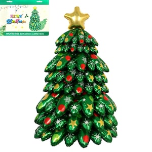 Christmas tree balloon 130cm Xmas tree party decorations