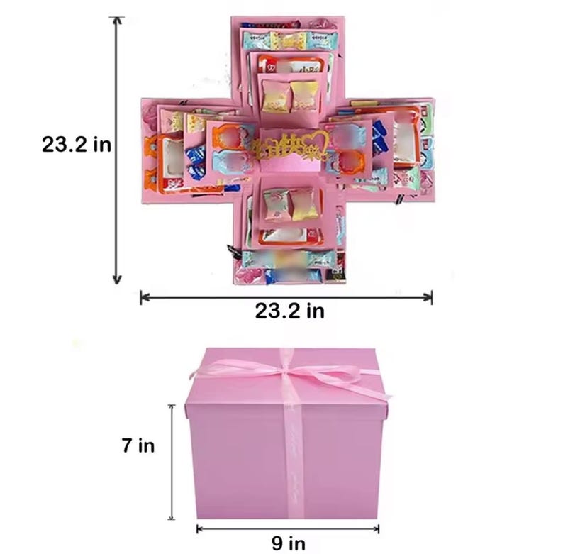 5-layer DIY Creative Explosion Gift Box – Handmade Surprise Box for ...