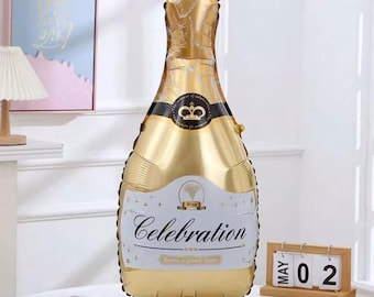 champagne bottle balloon large birthday party wedding engagement party decorations
